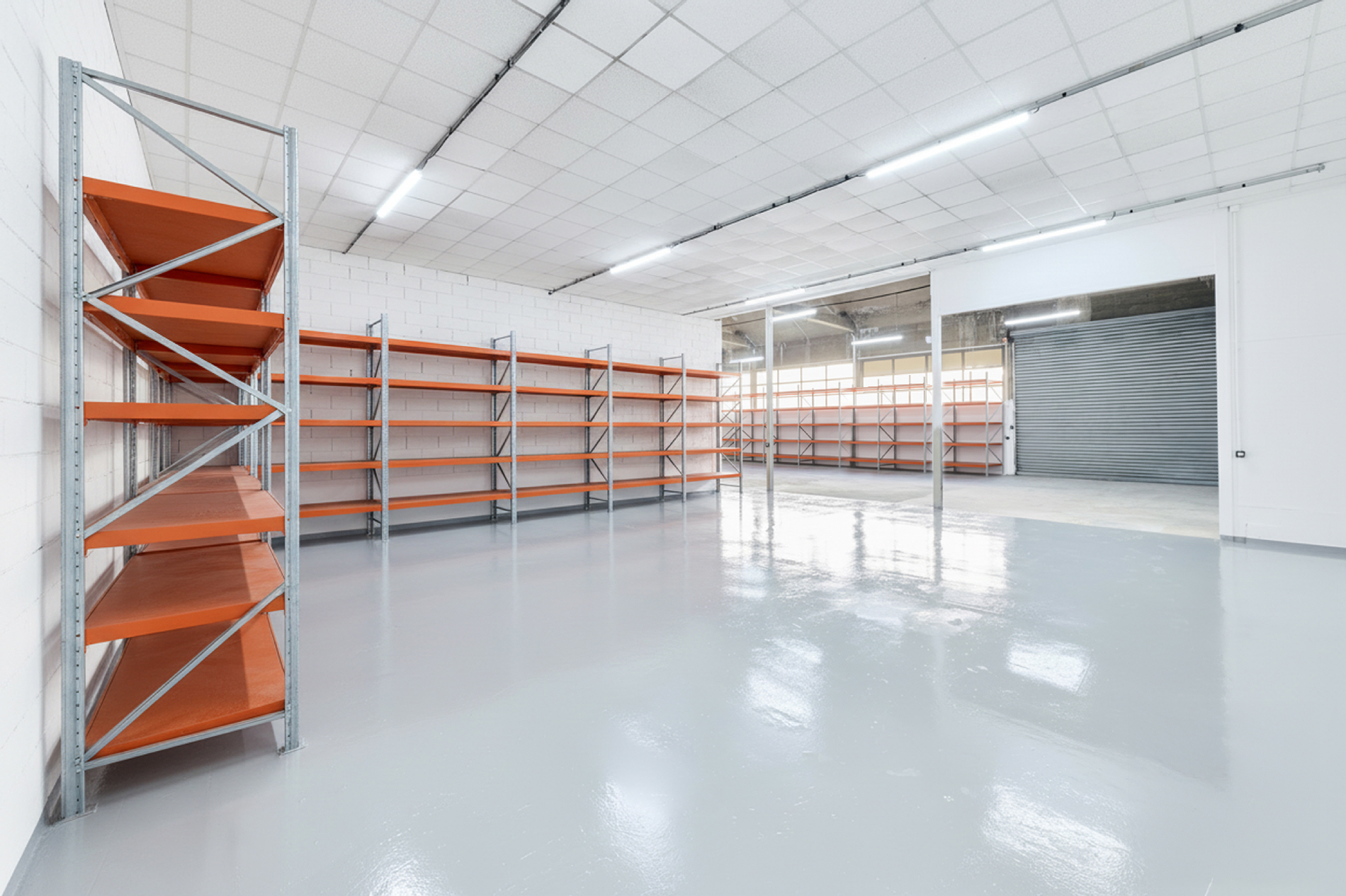 Entrepôt logistique 535 m² à Montreuil – vue intérieure 1